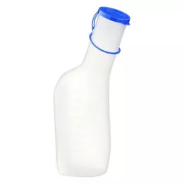 URINFLASCHE Mies muovinen 1 l, korkki maitomainen, 1 kpl