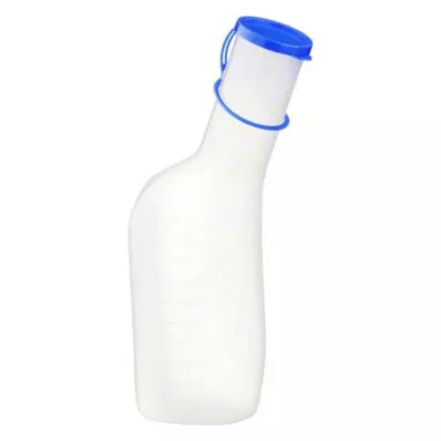 URINFLASCHE Mies muovinen 1 l, korkki maitomainen, 1 kpl URINFLASCHE Mies muovinen 1 l, korkki maitomainen, 1 kpl