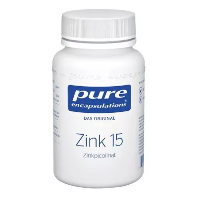 PURE ENCAPSULATIONS Sinkki 15 sinkkipikolinaattikapselit, 180 kapselia