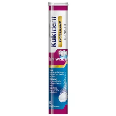 KUKIDENT Cleaner Teeth Whitening Tabs, 30 kpl