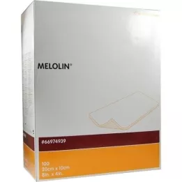MELOLIN 10x20 cm haavasiteet steriilit, 100 kpl