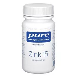 PURE ENCAPSULATIONS Sinkki 15 sinkkipikolinaattikapselit, 60 kapselia
