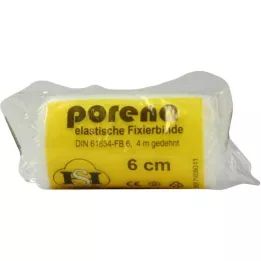 PORENA Elastinen sideharsoside 6 cm valkoinen ja sello, 1 kpl