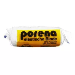 PORENA Elastinen sideharsoside 8 cm valkoinen sellon kanssa, 1 kpl