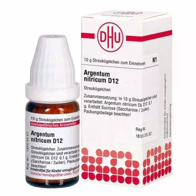 ARGENTUM NITRICUM D 12 palloa, 10 g