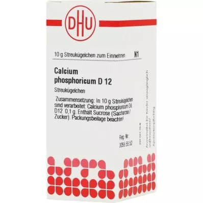 CALCIUM PHOSPHORICUM D 12 palloa, 10 g
