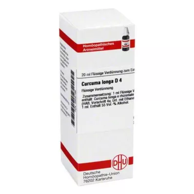 CURCUMA LONGA D 4 -laimennus, 20 ml