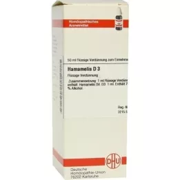 HAMAMELIS D 3 Laimennus, 50 ml