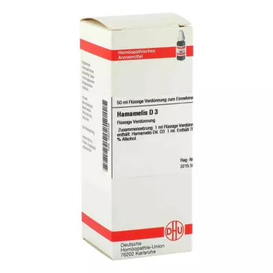 HAMAMELIS D 3 Laimennus, 50 ml HAMAMELIS D 3 Laimennus, 50 ml