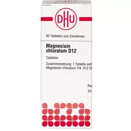 MAGNESIUM CHLORATUM D 12 tablettia, 80 kpl