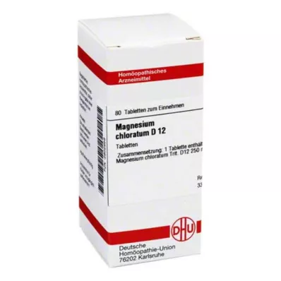 MAGNESIUM CHLORATUM D 12 tablettia, 80 kpl MAGNESIUM CHLORATUM D 12 tablettia, 80 kpl