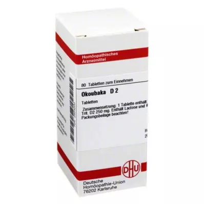 OKOUBAKA D 2 tablettia, 80 kpl