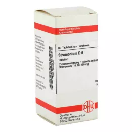 STRAMONIUM D 6 tablettia, 80 kpl