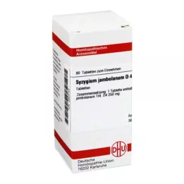 SYZYGIUM JAMBOLANUM D 4 tablettia, 80 kpl