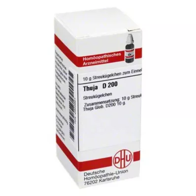 DHU Thuja D 200 palloa, 10 g DHU Thuja D 200 palloa, 10 g