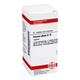 VISCUM ALBUM D 12 tablettia, 80 kpl