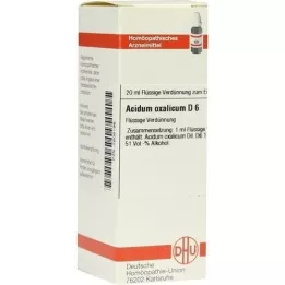 ACIDUM OXALICUM D 6 Laimennus, 20 ml