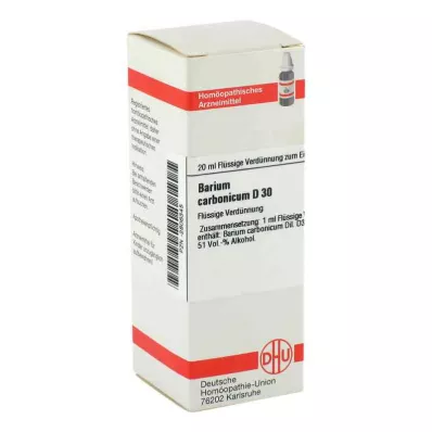 BARIUM CARBONICUM D 30 Laimennus, 20 ml BARIUM CARBONICUM D 30 Laimennus, 20 ml