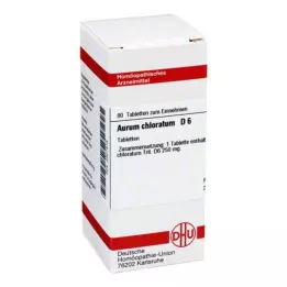 AURUM CHLORATUM D 6 tablettia, 80 kpl