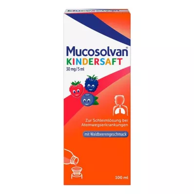 MUCOSOLVAN Lasten mehu 30 mg/5 ml, 100 ml MUCOSOLVAN Lasten mehu 30 mg/5 ml, 100 ml