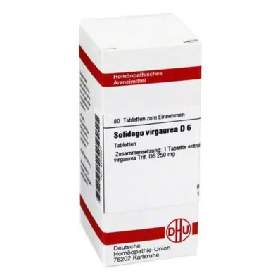 SOLIDAGO VIRGAUREA D 6 tablettia, 80 kpl SOLIDAGO VIRGAUREA D 6 tablettia, 80 kpl