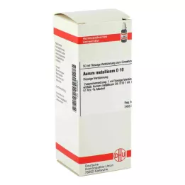 AURUM METALLICUM D 10 -laimennus, 50 ml