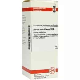 AURUM METALLICUM D 30 Laimennus, 50 ml