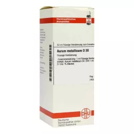 AURUM METALLICUM D 30 Laimennus, 50 ml