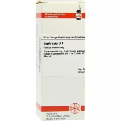 EUPHRASIA D 4 -laimennus, 50 ml