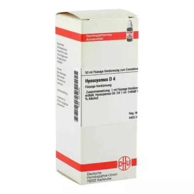 HYOSCYAMUS D 4 -laimennus, 50 ml HYOSCYAMUS D 4 -laimennus, 50 ml