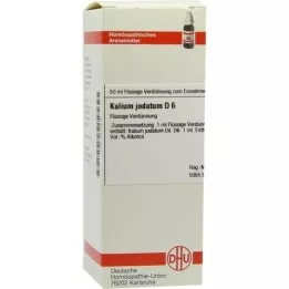 KALIUM JODATUM D 6 Laimennus, 50 ml