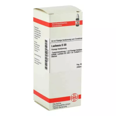 LACHESIS D 30 Laimennus, 50 ml