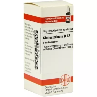 CHOLESTERINUM D 12 palloa, 10 g