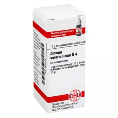 ZINCUM VALERIANICUM D 4 palloa, 10 g ZINCUM VALERIANICUM D 4 palloa, 10 g