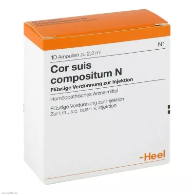 COR SUIS Compositum N -ampullit, 10 kpl