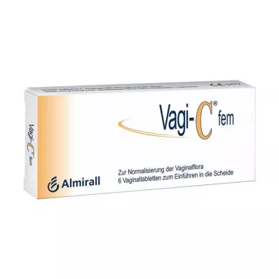 VAGI C Fem emätintabletit, 6 kpl