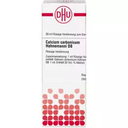 CALCIUM CARBONICUM Hahnemanni D 8 Laimennus, 20 ml