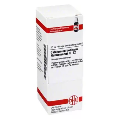 CALCIUM CARBONICUM Hahnemanni D 12 Laimennus, 20 ml CALCIUM CARBONICUM Hahnemanni D 12 Laimennus, 20 ml