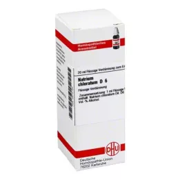 NATRIUM CHLORATUM D 6 Laimennus, 20 ml
