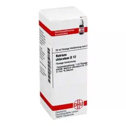 NATRIUM CHLORATUM D 12 Laimennus, 20 ml