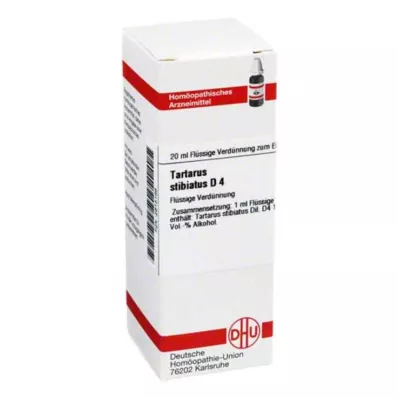 TARTARUS STIBIATUS D 4 -laimennus, 20 ml