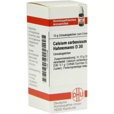 CALCIUM CARBONICUM Hahnemanni D 30 palloa, 10 g