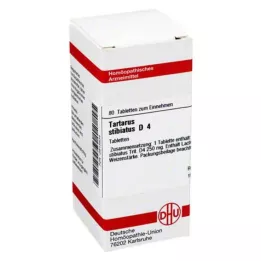 TARTARUS STIBIATUS D 4 tablettia, 80 kpl