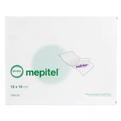 MEPITEL Silikoniverkkosidos 12x15 cm steriili, 5 kpl