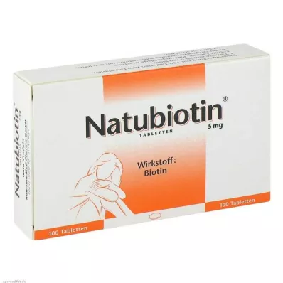 NATUBIOTIN Tabletit, 100 kpl