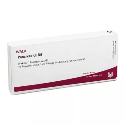 PANCREAS GL D 6 ampullia, 10X1 ml