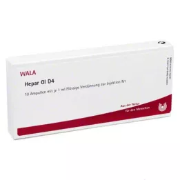 HEPAR GL D 4 ampullia, 10X1 ml