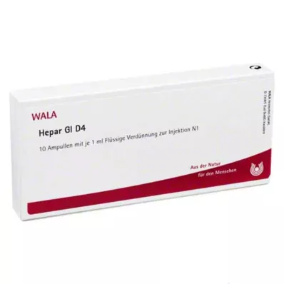 HEPAR GL D 4 ampullia, 10X1 ml