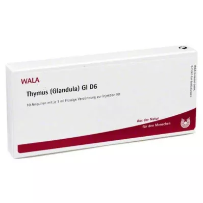 THYMUS GLANDULA GL D 6 ampullia, 10X1 ml
