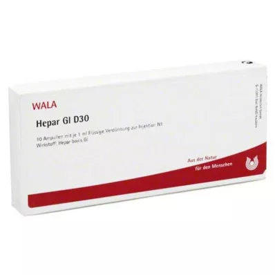 HEPAR GL D 30 ampullia, 10X1 ml